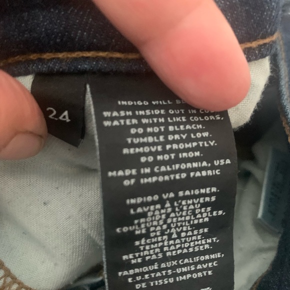 J Brand Distressed Cropped Skinny Denim Jeans - Picture 9 of 9